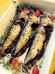 Charbroiled Sardines with Parsley and Thyme