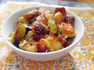 Roasted Brussels Sprouts With Parmesan, Lemon, and Red Pepper Flakes