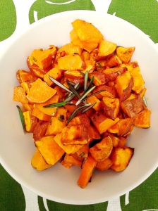 Oven Roasted Sweet Potatoes With Rosemary