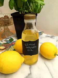 Sous Vide/Slow cooker Lemon  Infused Oil